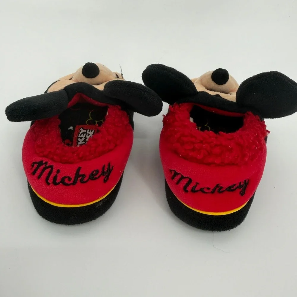 Toddler Mickey Mouse Slippers Size 5-6